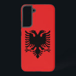 Samsung Galaxy S22 Plus Case Flag of Albania<br><div class="desc">Enhance your Samsung Galaxy S22 Plus with our exclusive phone cover featuring the flag of Albania! Crafted with precision and attention to detail, this phone cover is more than just a protective accessory; it's a tribute to Albanian heritage and national pride. The design prominently features the double-headed eagle on a...</div>