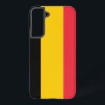 Samsung Galaxy S22 Plus Case Flag of Belgium<br><div class="desc">Transform your Samsung Galaxy S22 Plus with our exclusive phone cover featuring the flag of Belgium! Crafted with meticulous attention to detail, this phone cover proudly showcases the iconic design of the Belgian flag. The flag features three vertical stripes in black, yellow, and red. Whether you're celebrating Belgian heritage, showing...</div>