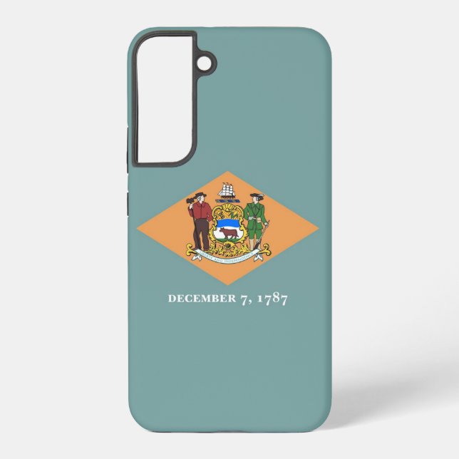 Samsung Galaxy S22 Plus Case Flag of Delaware (Back)