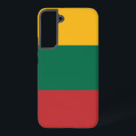Samsung Galaxy S22 Plus Case Flag of Lithuania<br><div class="desc">Protect your Samsung Galaxy S22 Plus with style and national pride using our exclusive case featuring the flag of Lithuania! Meticulously designed to offer both durability and cultural expression, this phone case is more than just a protective cover—it’s a vibrant celebration of Lithuania’s identity. Displaying the bold and colourful Lithuanian...</div>