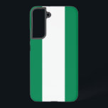 Samsung Galaxy S22 Plus Case Flag of Nigeria<br><div class="desc">Add a bold touch of Nigerian pride to your everyday tech with this Samsung Galaxy S22 Plus case featuring the vibrant flag of Nigeria! Expertly designed for both protection and style, this case proudly displays the iconic green and white stripes of the Nigerian flag, offering a striking visual statement while...</div>