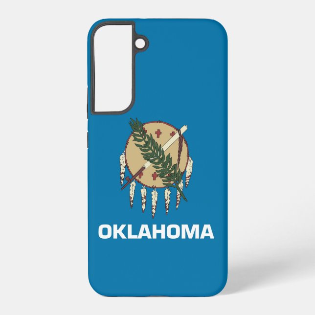 Samsung Galaxy S22 Plus Case Flag of Oklahoma (Back)