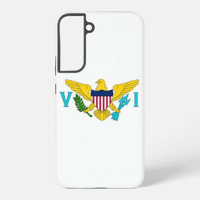 Samsung Galaxy S22 Plus Case Flag of Virgin Island (Back)