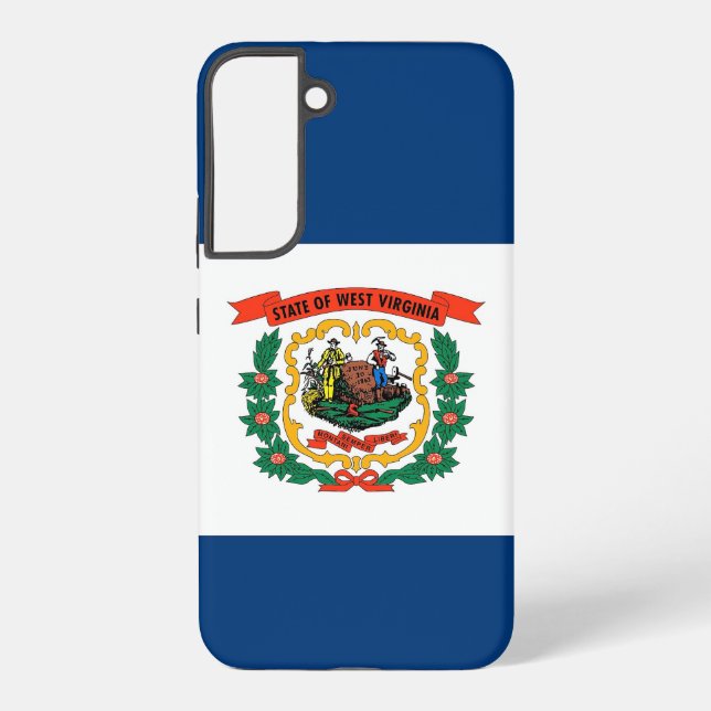 Samsung Galaxy S22 Plus Case Flag of West Virginia (Back)