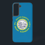 Samsung Galaxy S22 Plus Case Flag South Dakota<br><div class="desc">Enhance your Samsung Galaxy S22 Plus with our exclusive phone cover featuring the flag of South Dakota! Crafted with meticulous attention to detail, this phone cover celebrates South Dakota's rich heritage and cultural pride. The design prominently displays the state flag, featuring the Great Seal of South Dakota centred on a...</div>