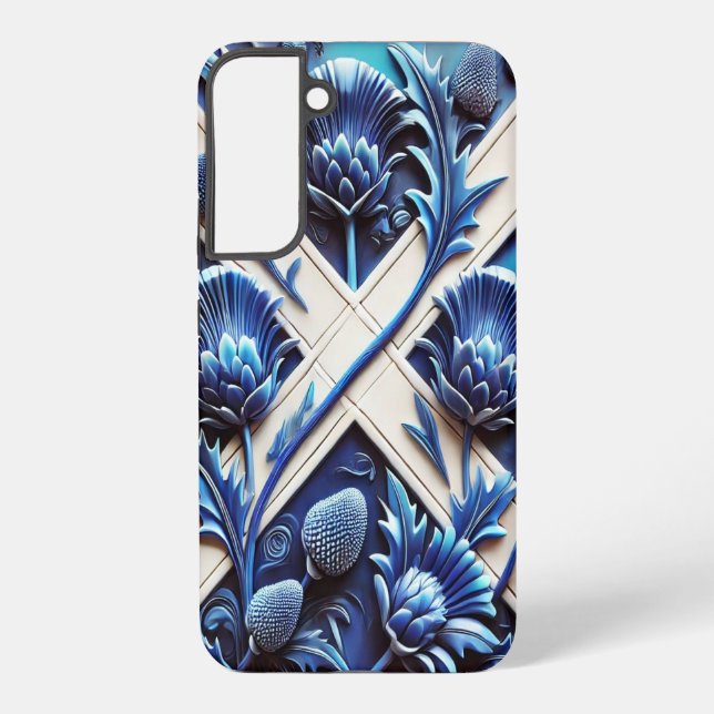 Samsung Galaxy S22 Plus Case Scottish Thistles  (Back)