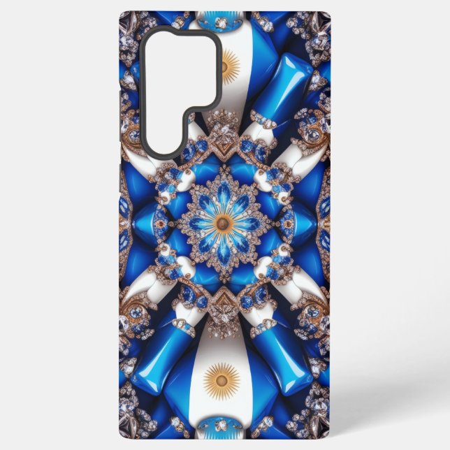 Samsung Galaxy S22 Ultra Case Argentinian Colours (Back)