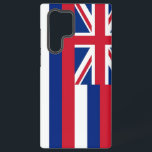 Samsung Galaxy S22 Ultra Case Flag of Hawaii<br><div class="desc">Add a vibrant touch of Hawaiian spirit to your smartphone with our exclusive Samsung Galaxy S22 Ultra cover featuring the flag of Hawaii! Crafted with meticulous attention to detail, this phone cover is more than just functional; it's a celebration of Hawaiian heritage and cultural pride. The bold design proudly showcases...</div>