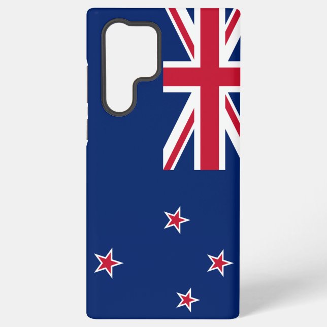 Samsung Galaxy S22 Ultra Case, New Zealand flag Case (Back)