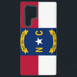 Samsung Galaxy S22 Ultra Case North Carolina flag<br><div class="desc">Transform your Samsung Galaxy S22 Ultra into a symbol of North Carolina pride with our exclusive phone cover featuring its flag! Crafted with meticulous attention to detail, this cover celebrates the unique heritage and state pride of North Carolina. The design prominently showcases the iconic elements of the North Carolina flag,...</div>