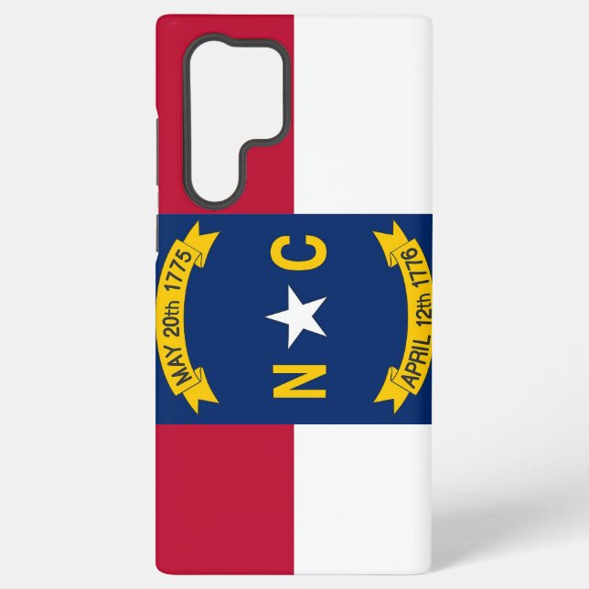 Samsung Galaxy S22 Ultra Case North Carolina flag (Back)
