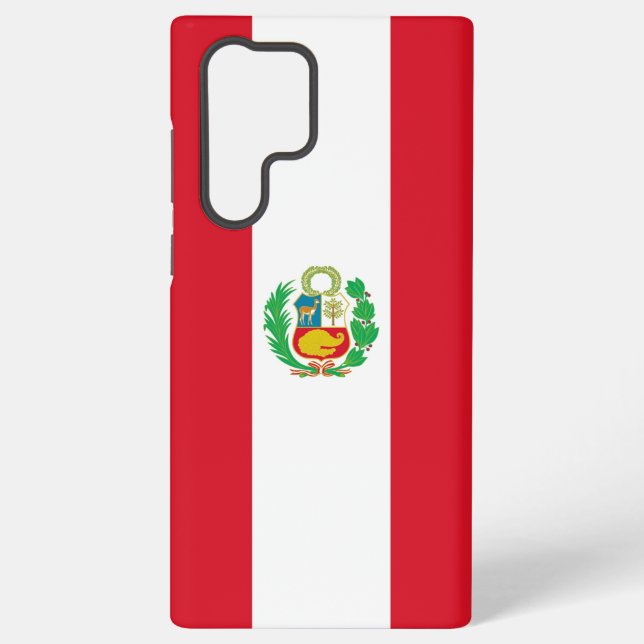 Samsung Galaxy S22 Ultra Case Peru flag (Back)