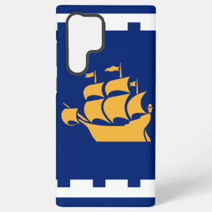 Samsung Galaxy S22 Ultra Case, Quebec City flag Samsung Galaxy Case
