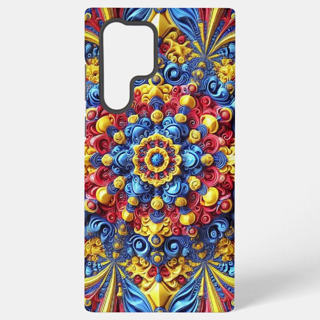 Samsung Galaxy S22 Ultra Case Romanian Colours (Back)
