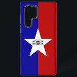 Samsung Galaxy S22 Ultra Case San Antonio flag<br><div class="desc">Elevate your Samsung Galaxy S22 Ultra with our exclusive phone cover showcasing the distinctive flag of San Antonio! Crafted with attention to detail, this phone cover proudly features the flag of San Antonio, symbolising the city's rich history and vibrant culture. The flag design typically includes a white field with a...</div>