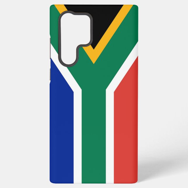Samsung Galaxy S22 Ultra Case South Africa flag (Back)