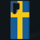 Samsung Galaxy S22 Ultra Case Sweden flag<br><div class="desc">Introducing our Samsung Galaxy S22 Ultra cover featuring the flag of Sweden, designed to blend protection with a celebration of Swedish heritage! Crafted with meticulous attention to detail, this cover proudly displays the iconic yellow cross on a blue background of the Swedish flag, symbolising the nation's history, culture, and values....</div>