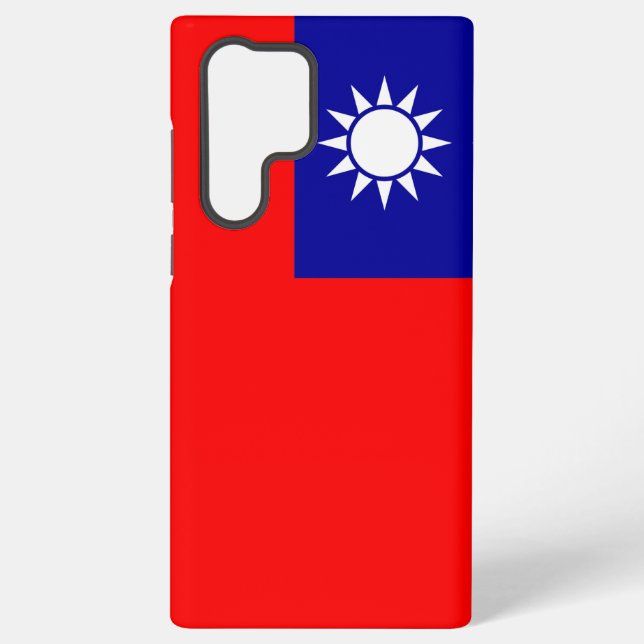 Samsung Galaxy S22 Ultra Case Taiwan flag (Back)