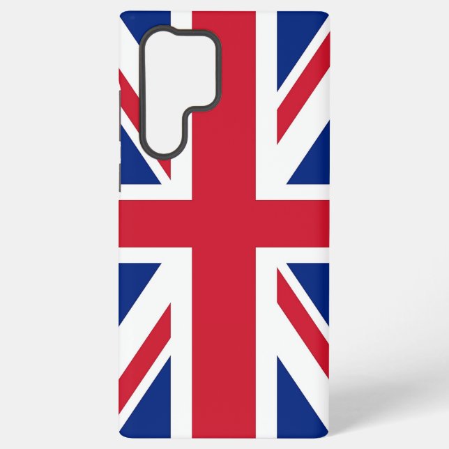 Samsung Galaxy S22 Ultra Case United Kingdom flag (Back)