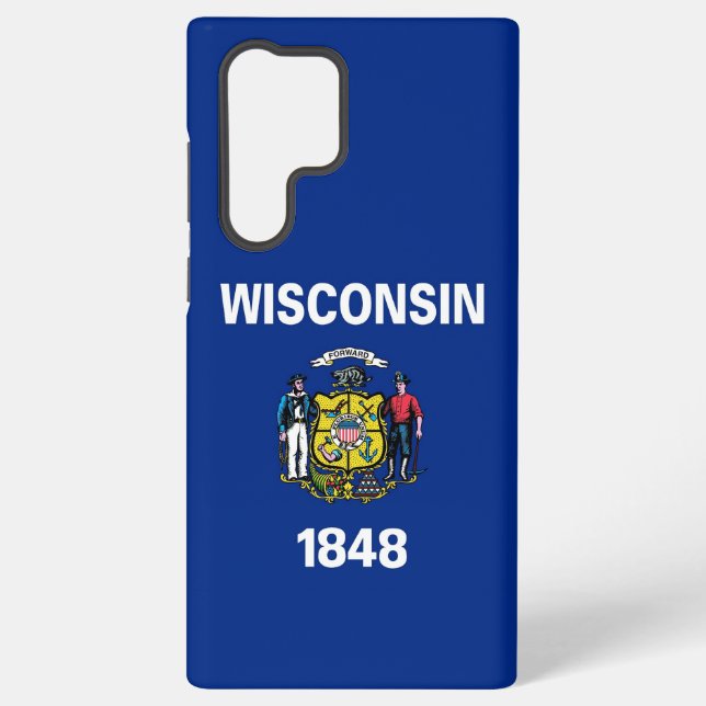 Samsung Galaxy S22 Ultra Case Wisconsin State (Back)