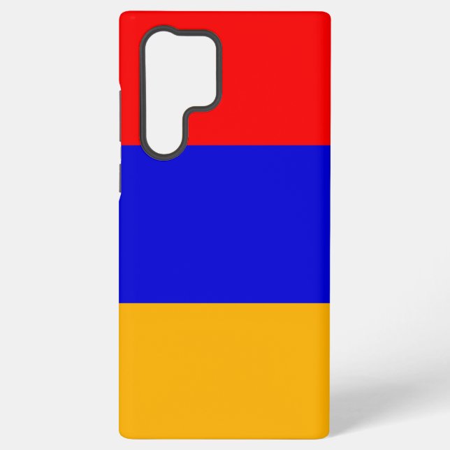 Samsung Galaxy S22 Ultra Case with Armenia flag (Back)