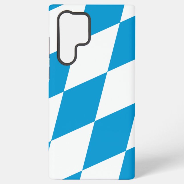 Samsung Galaxy S22 Ultra Case with Bavaria flag (Back)
