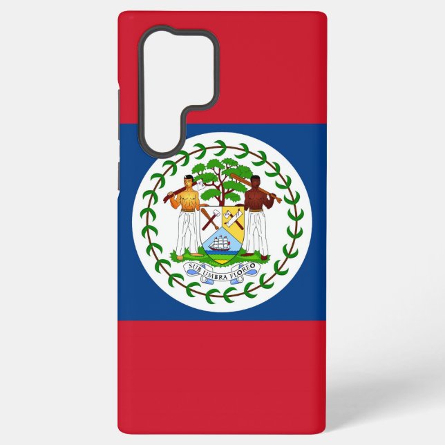 Samsung Galaxy S22 Ultra Case with Belise flag (Back)