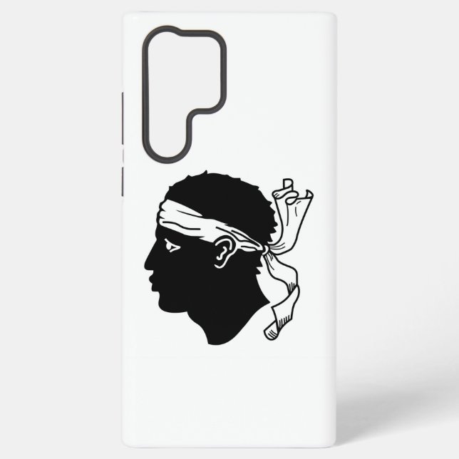 Samsung Galaxy S22 Ultra Case with Corsica flag (Back)