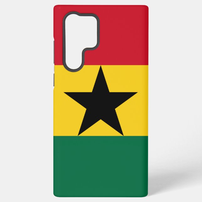 Samsung Galaxy S22 Ultra Case with Ghana flag (Back)