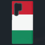 Samsung Galaxy S22 Ultra Case with Hungary flag<br><div class="desc">Add a touch of Hungarian pride to your Samsung Galaxy S22 Ultra with our exclusive cover featuring the flag of Hungary! Crafted with meticulous attention to detail, this cover celebrates Hungarian heritage and cultural richness. The design proudly showcases the iconic tricolor pattern of red, white, and green horizontal stripes, symbolising...</div>