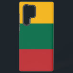 Samsung Galaxy S22 Ultra Case with Lithuania flag<br><div class="desc">Protect your Samsung Galaxy S22 Ultra in style with our exclusive case featuring the flag of Lithuania! Crafted with precision and attention to detail, this phone case is more than just a protective accessory—it’s a proud celebration of Lithuania’s heritage and cultural pride. The vibrant flag of Lithuania is boldly displayed,...</div>