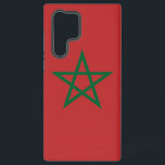 Samsung Galaxy S22 Ultra Case with Morocco flag<br><div class="desc">Show off your love for Morocco with this sleek and durable Samsung Galaxy S22 Ultra Case featuring the Moroccan flag design! Crafted to provide full protection for your phone, this case is a perfect blend of style and function. The design prominently showcases the iconic Moroccan flag, offering a bold and...</div>