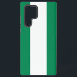 Samsung Galaxy S22 Ultra Case with Nigeria flag<br><div class="desc">Add a bold touch of national pride to your tech accessories with this Samsung Galaxy S22 Ultra case featuring the flag of Nigeria! Crafted to provide both protection and style, this case showcases the iconic green and white stripes of the Nigerian flag, offering a powerful visual statement while keeping your...</div>