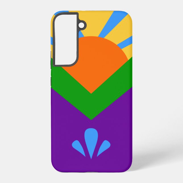 Samsung  S22 Plus Case Flag of Manitou Springs (Back)