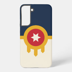Samsung  S22 Plus Case Flag of Tulsa, Oklahoma