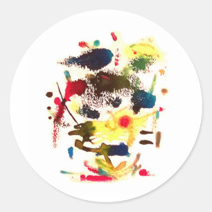 Samuai Cat-Lady Hankamer Artjunkhaus Comic Art Fun Classic Round Sticker