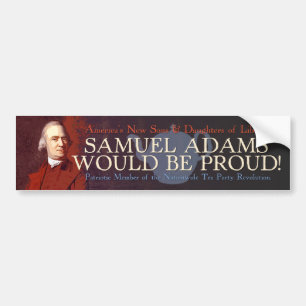 Samuel Adams bumper sticker