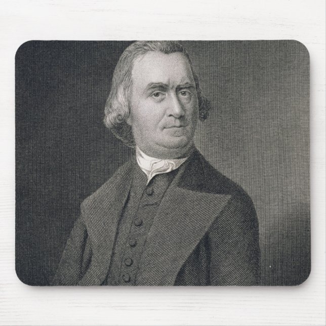 Samuel Adams, engraved by G.F. Storm (fl.c.1834) a Mouse Mat (Front)