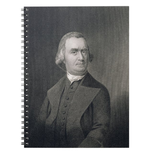 Samuel Adams, engraved by G.F. Storm (fl.c.1834) a Notebook (Front)