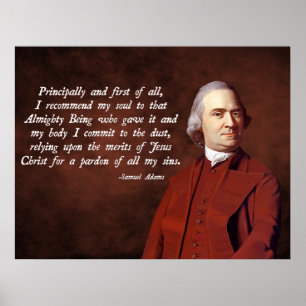 Samuel Adams Jesus Poster