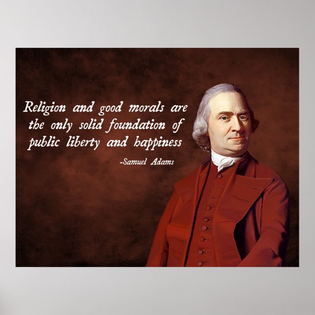 Samuel Adams Morality Poster (Front)