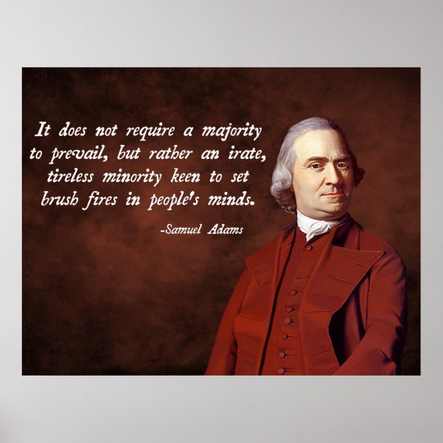 Samuel Adams Quote Poster (Front)