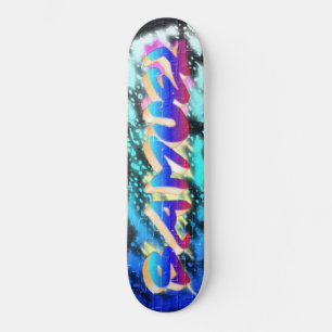 SAMUEL Customised Graffiti Skateboard