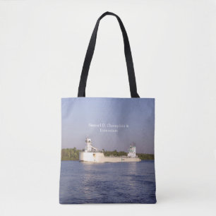Samuel D. Champlain & Innovation all over tote Bag