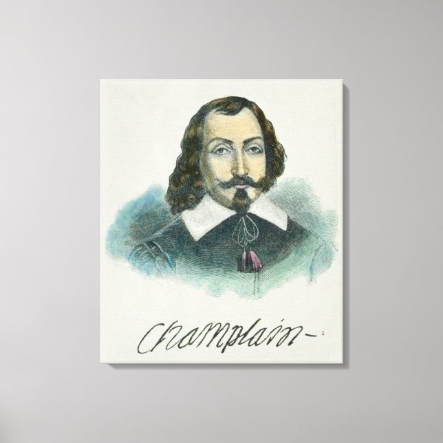 Samuel de Champlain Canvas Print (Front)