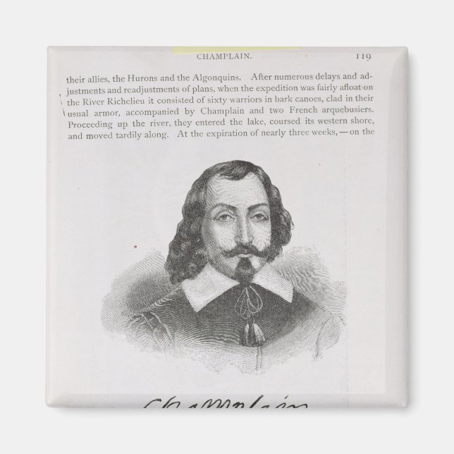 Samuel de Champlain Magnet (Front)
