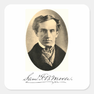 Samuel Finley Breese Morse Square Sticker