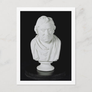 Samuel Johnson (1709-84) 1777 (plaster) Postcard