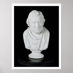 Samuel Johnson (1709-84) 1777 (plaster) Poster