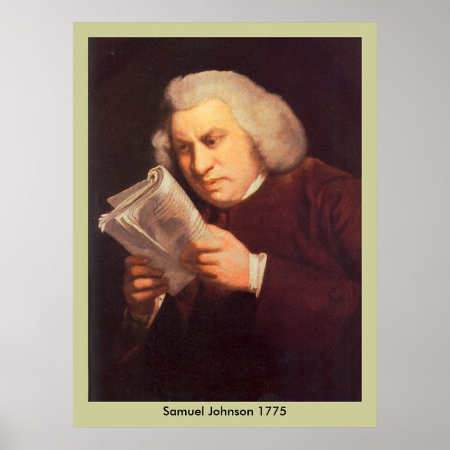 Samuel Johnson - Reading Poster (Front)